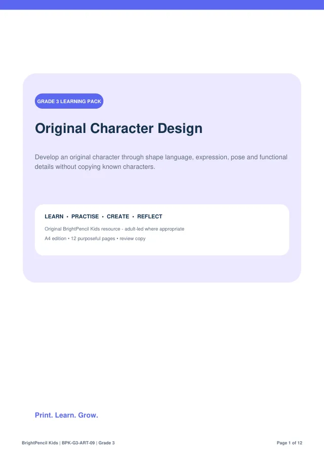 Preview of Original Character Design