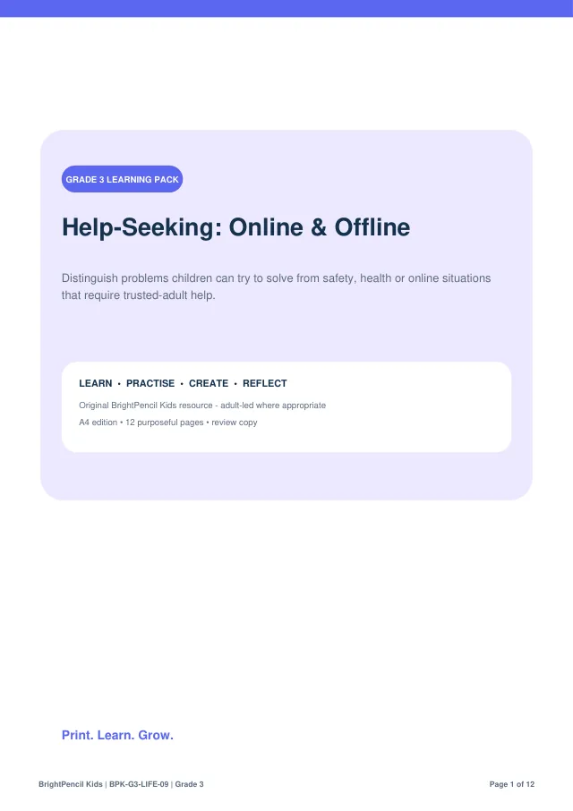 Preview of Help-Seeking: Online & Offline