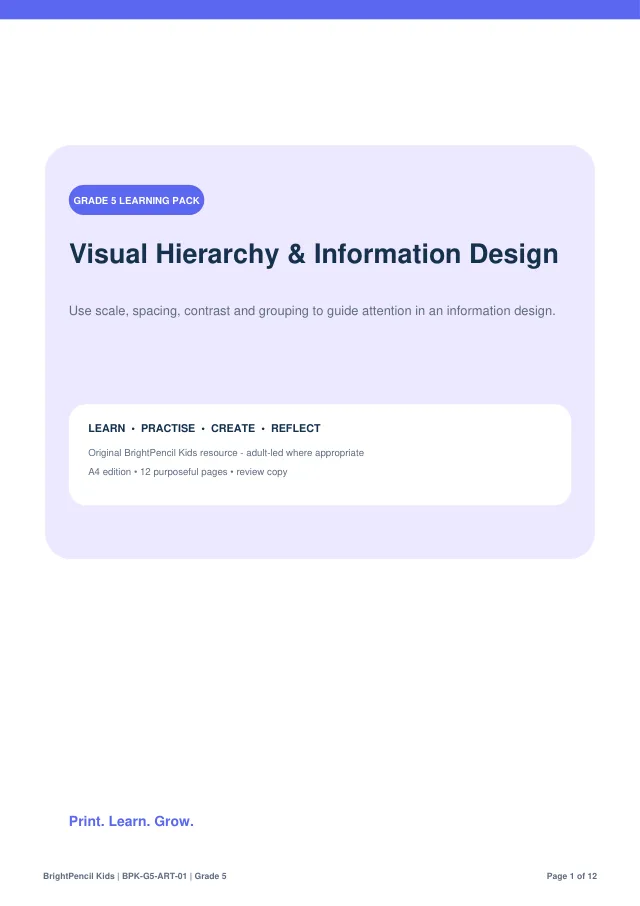 Preview of Visual Hierarchy & Information Design