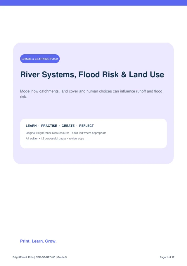 Preview of River Systems, Flood Risk & Land Use