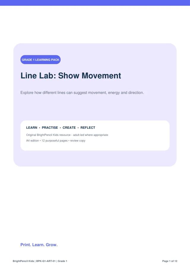 Preview of Line Lab: Show Movement