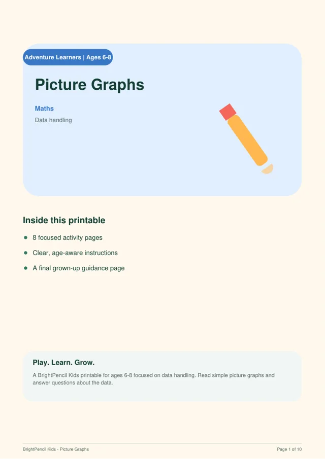 Preview of Picture Graphs printable