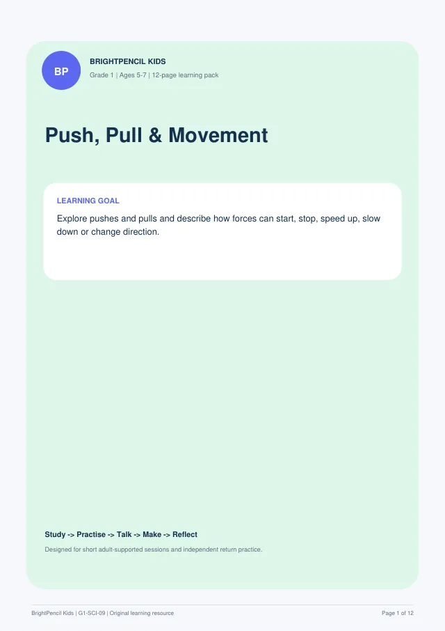 Preview of Push, Pull & Movement